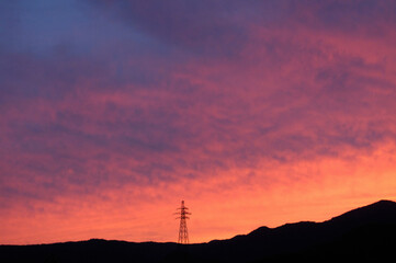 夕焼け雲