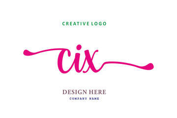 simple CIX letter arrangement logo is easy to understand, simple and authoritative