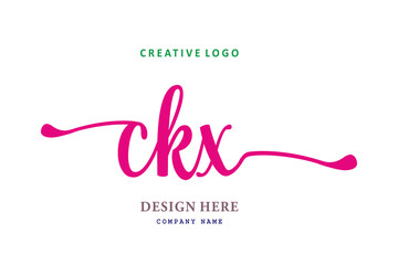 simple CKX letter arrangement logo is easy to understand, simple and authoritative