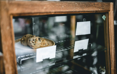cookie chocolate chip in the shop
