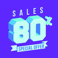 MODERN SALES DISCOUNT BANNERS