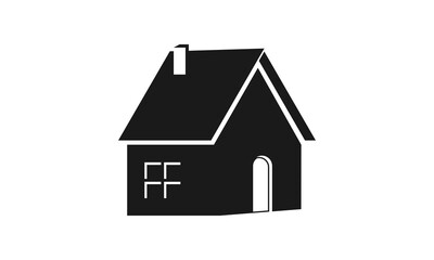 House illustration vector icon