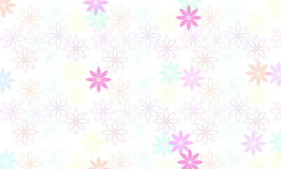 Seamless Flower Pattern - Textile - Background - Wallpaper