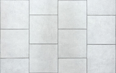 White ceramic tiles pattern texture background