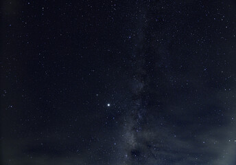 Fototapeta na wymiar Milky way and stars At night