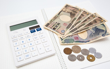 お金と電卓