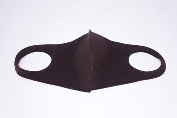 scuba mask on white background to tackle covid-19
