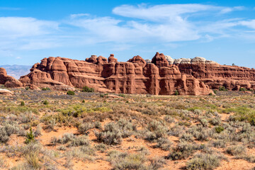Fototapeta premium Desert landscape - Arches National Park