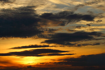 Fototapeta premium Beautiful sky during of the sunrise.