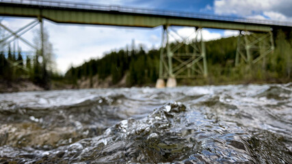 Train Metal Bridge