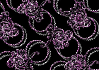 abstract geometric pattern with fabric texture	
