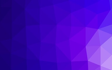 Light Purple vector low poly cover.