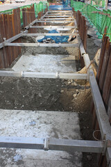 ライフラインの道路埋設工事