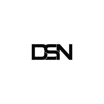 dsn letter original monogram logo design