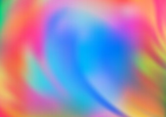 Light Multicolor, Rainbow vector blur pattern.