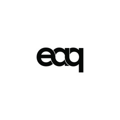 eaq letter original monogram logo design