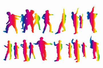 ダンスシルエット