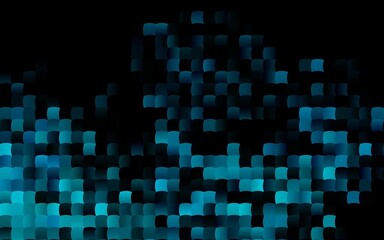 Dark BLUE vector cover in polygonal style.