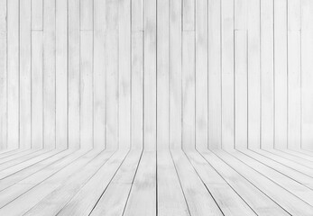 White Wooden Floor And Wall Wood Texture Backgrounds,Use for display product.