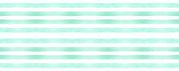 Seamless Stripes Pattern. Green Geometric Stroke 