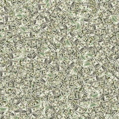 Seamless money background. Dollar bill. Washington American cash. Usd money isolated on white background.