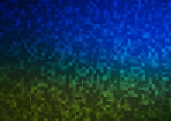 Light Blue, Green vector background with rectangles.