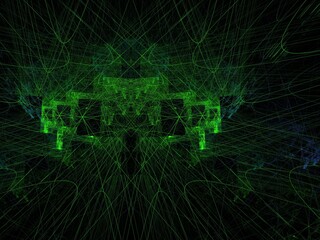 Imaginatory fractal background Image