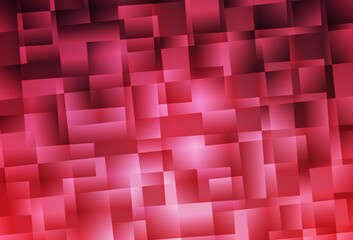 Light Pink vector abstract polygonal pattern.