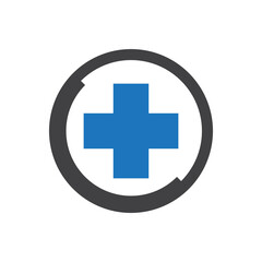 Obraz premium Hospital sign icon