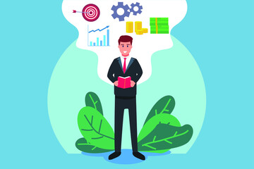 Independence day vector concept: Two men holding flag of turkey honorably 