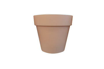 flower pot isolated on white background