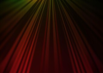 Dark Green, Red vector texture with colored lines.