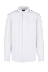 Fototapeta premium White blank classic shirt. Front view