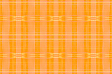 Yellow Checks Print. Watercolor Plaid Flannel. 