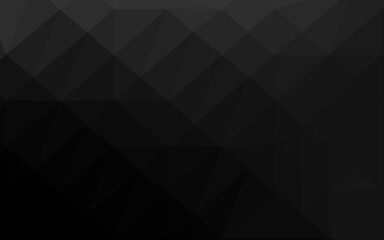 Obraz premium Dark Silver, Gray vector polygonal pattern.