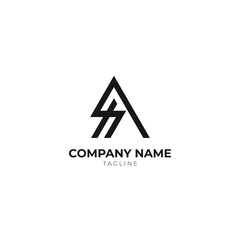 Lettermark, A alphabet logo vector for awesome bussines, company, startup or corporation identity
