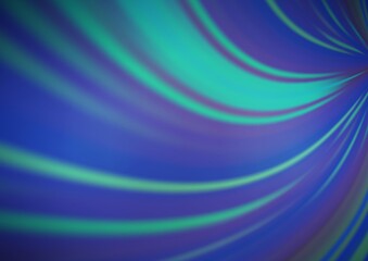 Light BLUE vector blurred bright template.