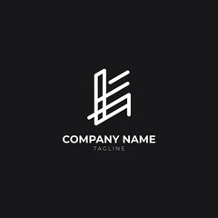 Lettermark, B alphabet logo vector for awesome bussines, company, startup or corporation identity