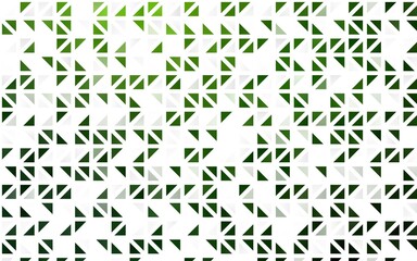 Light Green vector seamless cover in polygonal style.