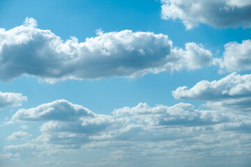 Fototapeta premium Blue sky with clouds. background