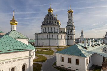 Fototapeta na wymiar The Resurrection Monastery or New Jerusalem Monastery. Istra, Moscow region, Russia