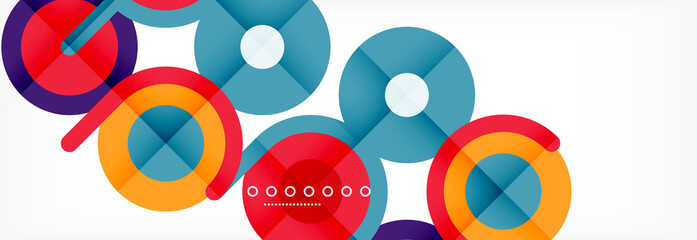 Circles and lines abstract background for covers, banners, flyers and posters and other templates