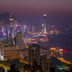 Central is the central business district of Hong Kong.
As the central business district of Hong Kong, it is the area where many multinational financial services corporations have their headquarters. 