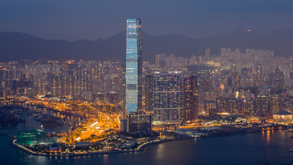 The International Commerce Centre is a 484 m commercial skyscraper completed in 2010 in West...