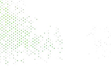 Light Green vector backdrop with dots.