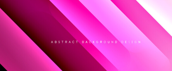 Fototapeta premium Fluid gradients with dynamic diagonal lines abstract background. Bright colors with dynamic light and shadow effects. Vector wallpaper or poster