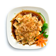 Hiyayakko Japanese chilled Tofu (Agedashi Tofu)