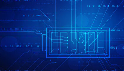 Battery Icon in digital background, battery supply Concept Background, Energy Efficiency Concept, Power and Energy background