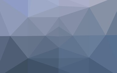 Light BLUE vector triangle mosaic template.