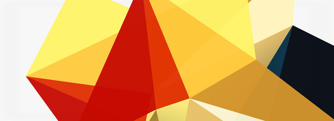 Fototapeta premium 3d mosaic abstract backgrounds, low poly shape geometric design